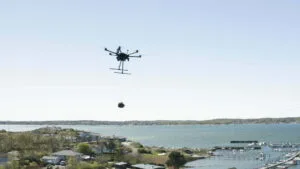 Drone by Everdrone delivering critical medical care