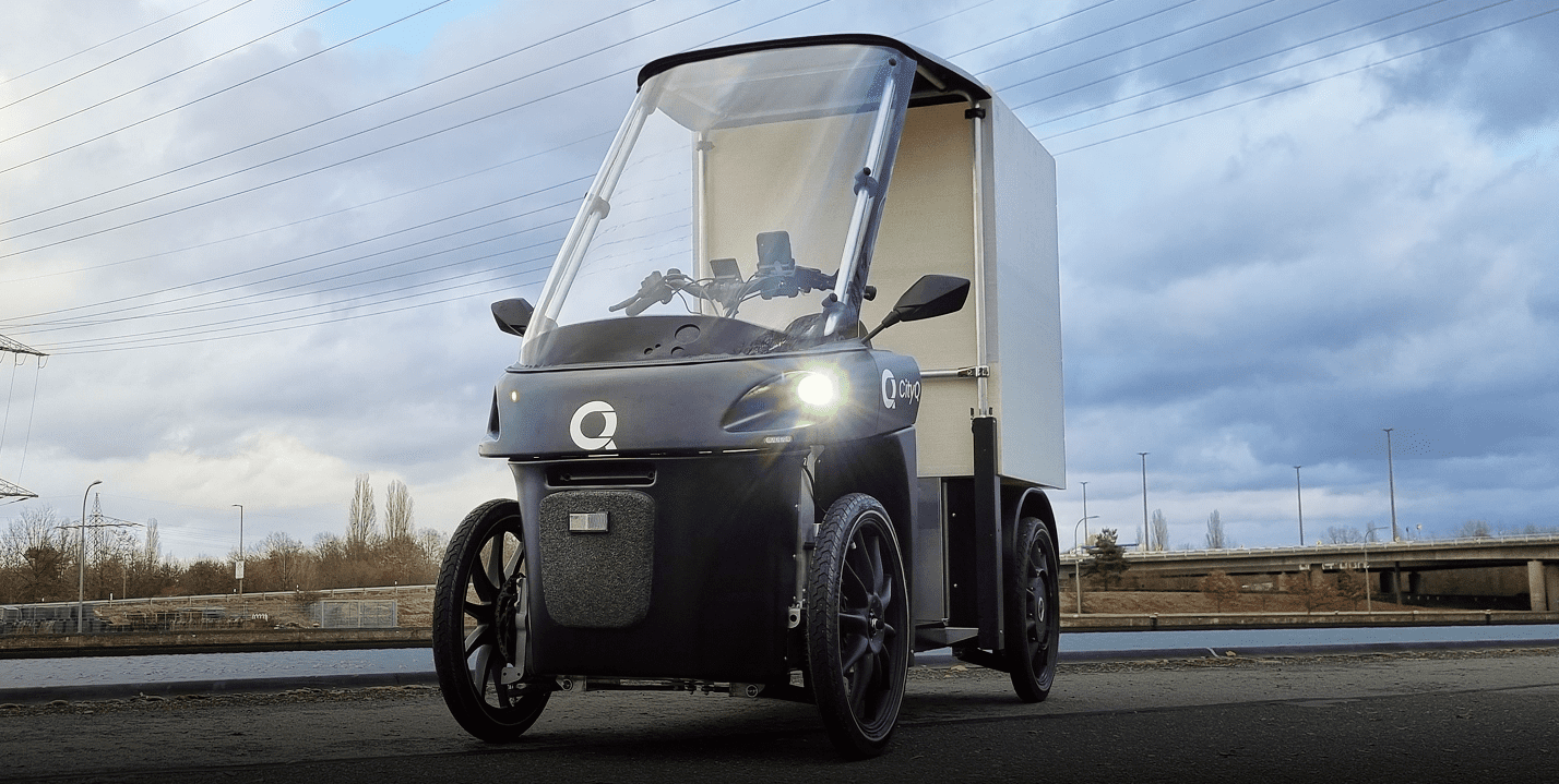 Electric cargo ebike by CityQ for businesses.
